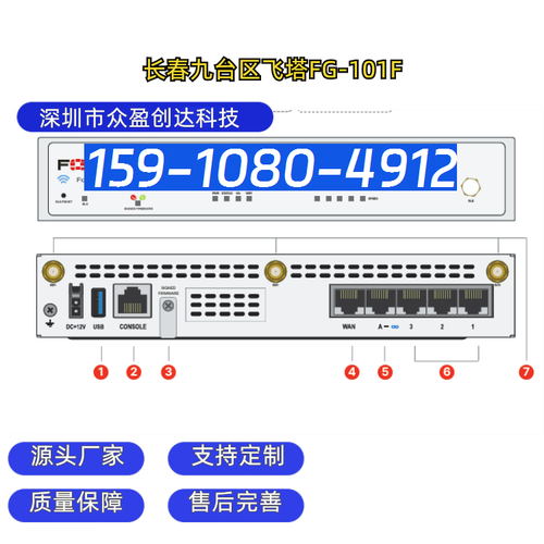 飞塔fg-101f防火墙助力长春九台区网络安全